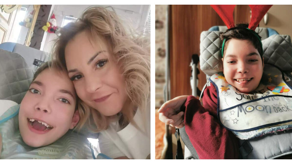„Той не говори, не ходи и е напълно зависим“ – тежката историята на Боби и майка му Поли (СНИМКИ)