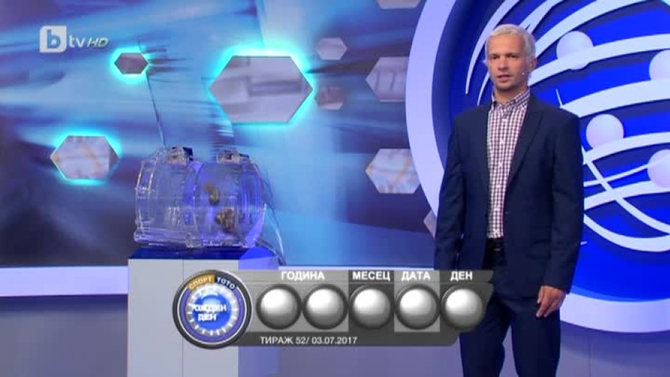 Теглене на играта "Рожден ден" на "Спорт ТОТО" - 03.07.2017