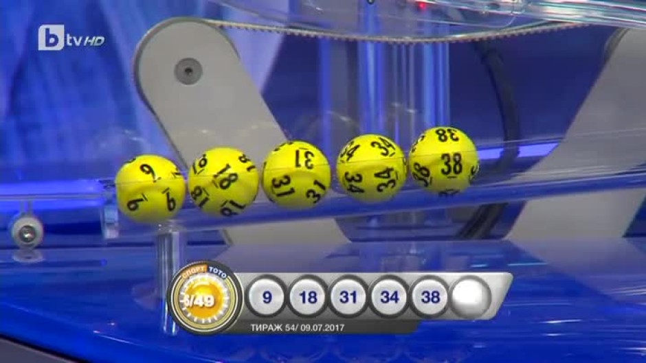 Теглене на игрите "6/49", "5/35" и "Тото Джокер" на Спорт ТОТО - 09.07.2017