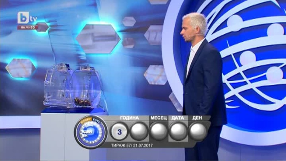 Теглене на играта "Рожден ден" на "Спорт ТОТО" - 21.07.2017