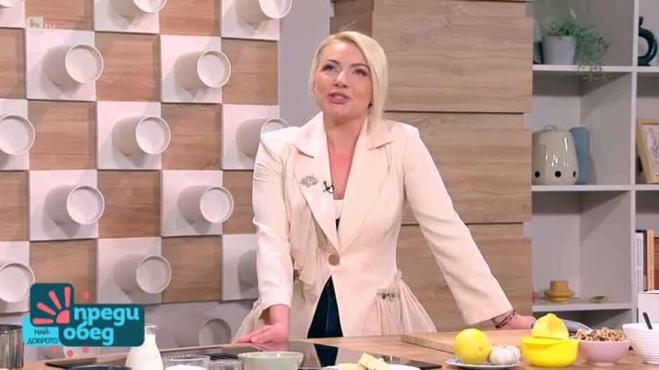 "Да, шеф!": вицешампионката от MasterChef Биляна Стамова приготвя вегетарианско ястие