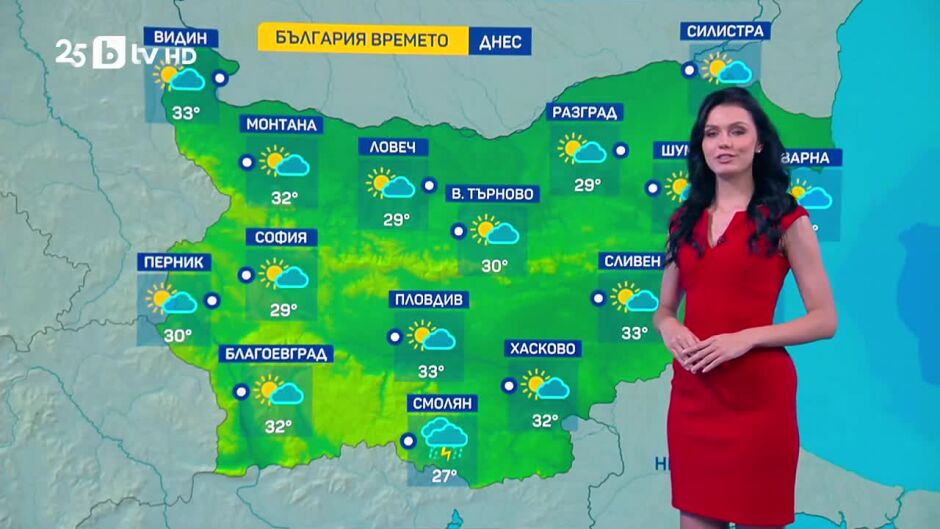 Времето - Обедна емисия - 19.07.2025	