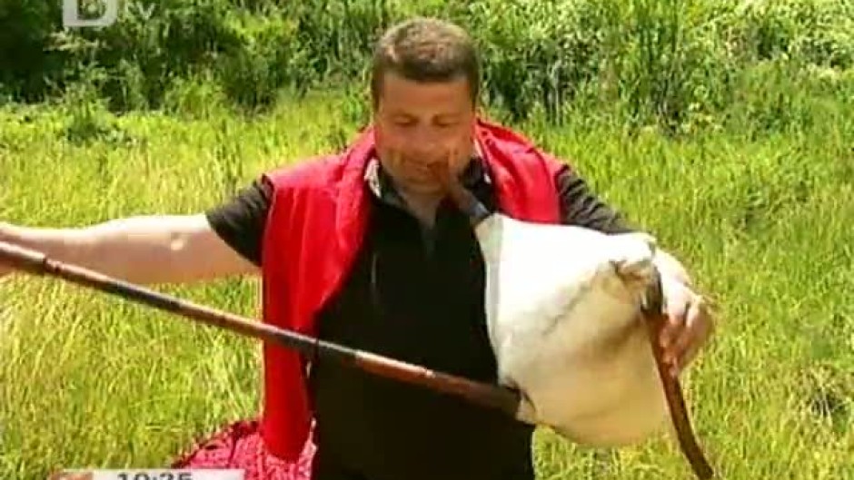Петър Янев и родопската гайда