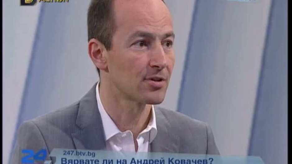 Андрей Ковачев на "стола на истината" в "24/7 с Димитър Цонев"
