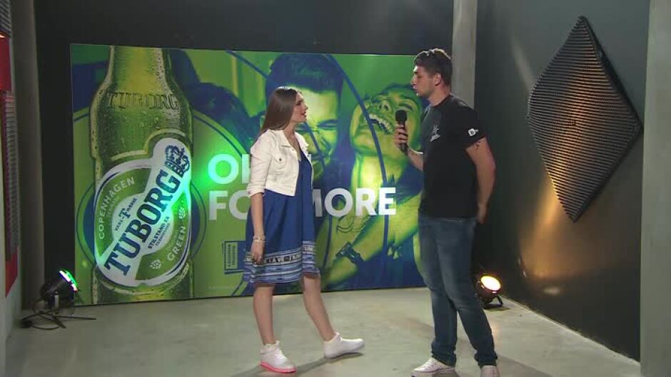Яна благодари на всички, които гласуват за нея от Tuborg stage