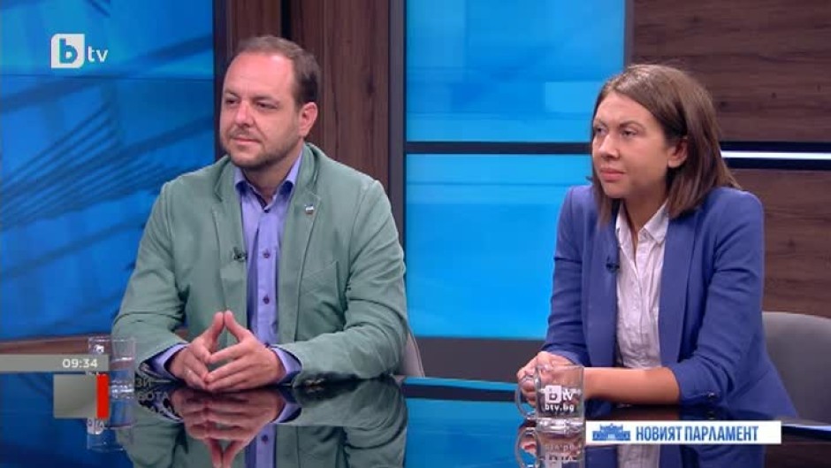 "Новият парламент: Избираме отново": Борислав Сандов и Кристина Петкова
