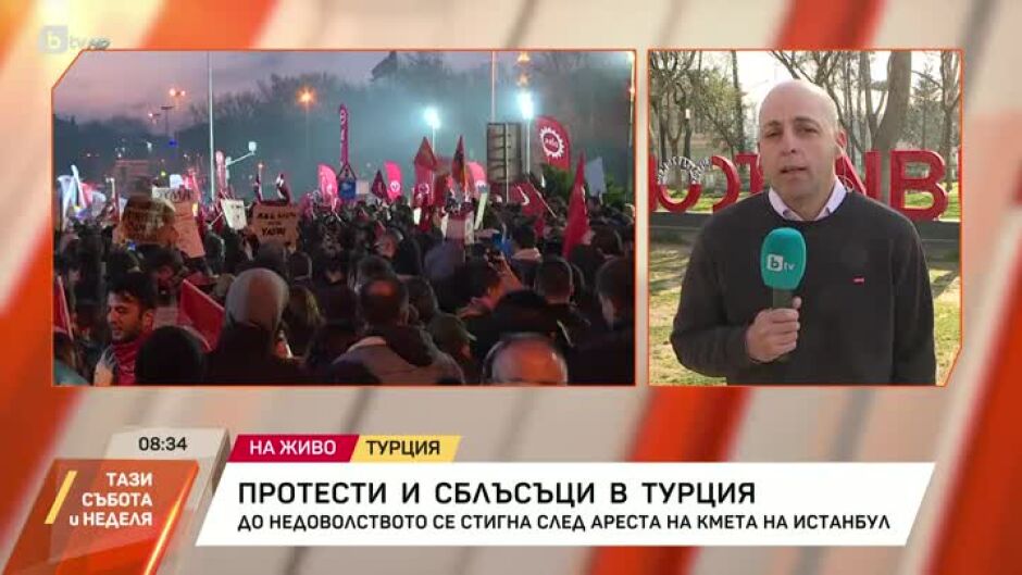 Протести и сблъсъци в Турция