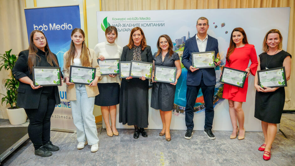 15th edition of the “Greenest Companies in Bulgaria” competition: Awards for sustainability and responsibility