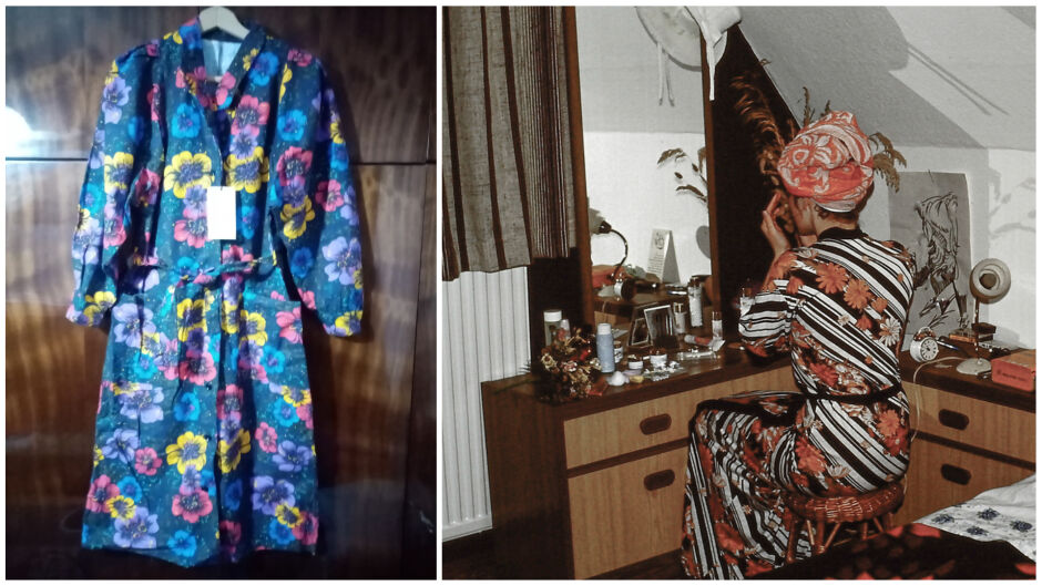 Бархетен пеньоар от соца се продава само с 1 лв. по-евтино от преди 35 г.