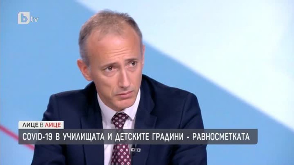 Красимир Вълчев: Близо 130 учители са заразени с COVID-19 за 20 дни