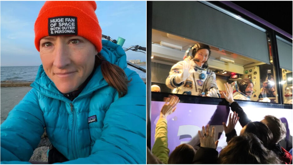 Кристина Кох - първата жена, която полетя към Луната, заради снимка от "Аполо" 8 и гледката от двора (СНИМКИ+ВИДЕО)