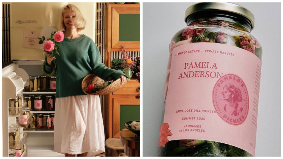 Pamela’s Pickles: Киселите краставички с рози на Памела Андерсън (СНИМКИ)