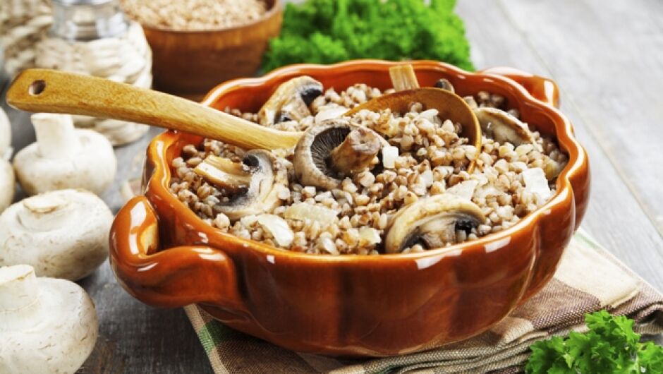 Постни рецепти: 21 декември: Елда с гъби