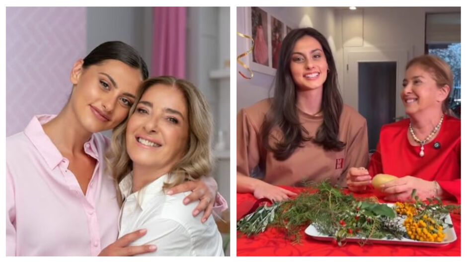 Катето Евро и Ивелина Чоева - един страхотен тандем, който превръща картоф в коледен венец 