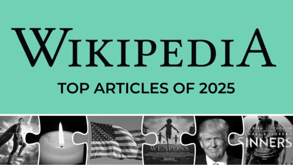 Най-четените статии в Уикипедия през 2025 г. (ОБЗОР)