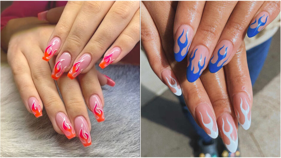 Топ тренд в маникюра за 2026: Пламъци по ноктите, които издават много за характера ви! (ВИДЕО)