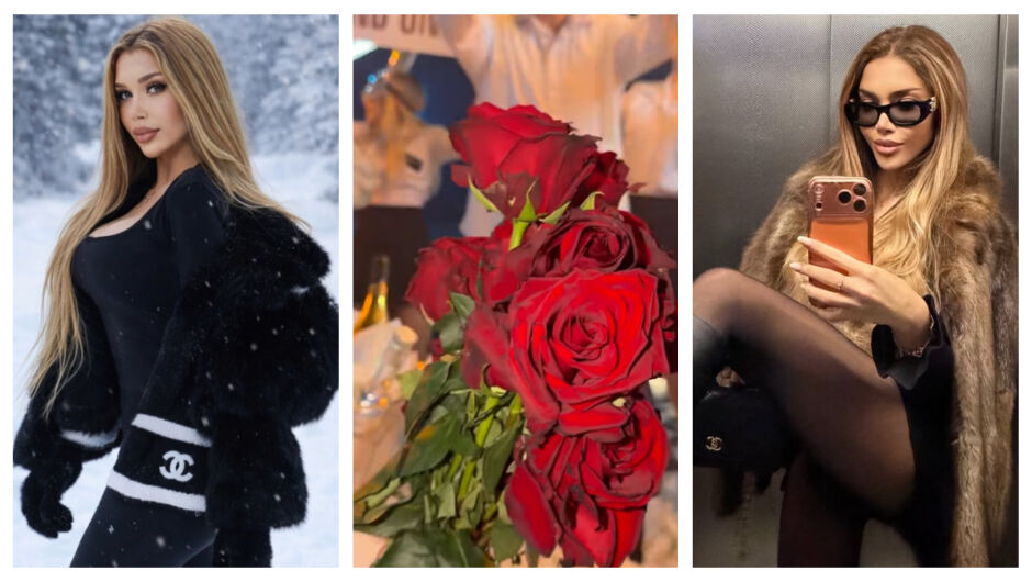 Анна-Шермин с новия мъж – луксозен хотел, екзотична храна и букет червени рози (СНИМКИ)