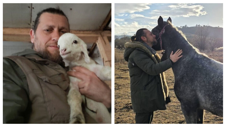 След ужасяващите изтезания над животни – Веселин Плачков прегърна своето ново „бебе“ 