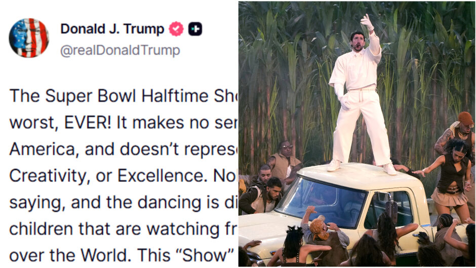 "Шамар в лицето на Америка": Тръмп с остри критики към шоуто на Супербоул (СНИМКИ + ВИДЕО)