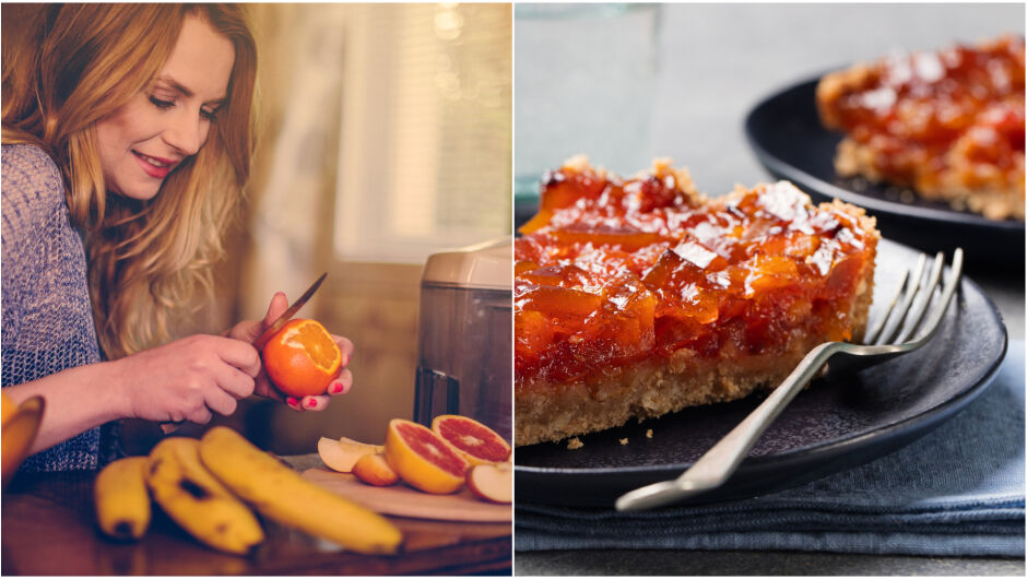 Лесна рецепта за обърнат сладкиш с грейпфрут: В сезона на цитрусите (СНИМКИ) 