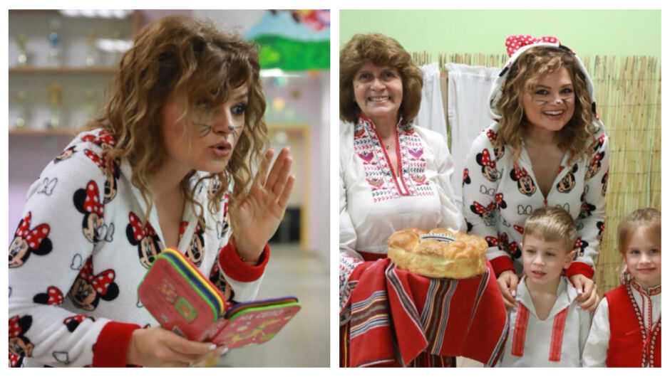 Петя Дикова гостува в детска градина - и остана трогната от нещо неочаквано (СНИМКИ)