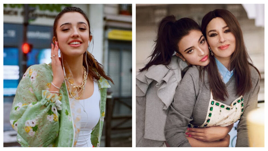 Леони - малката дъщеря на Моника Белучи и Венсан Касел вече е на корицата на Vogue