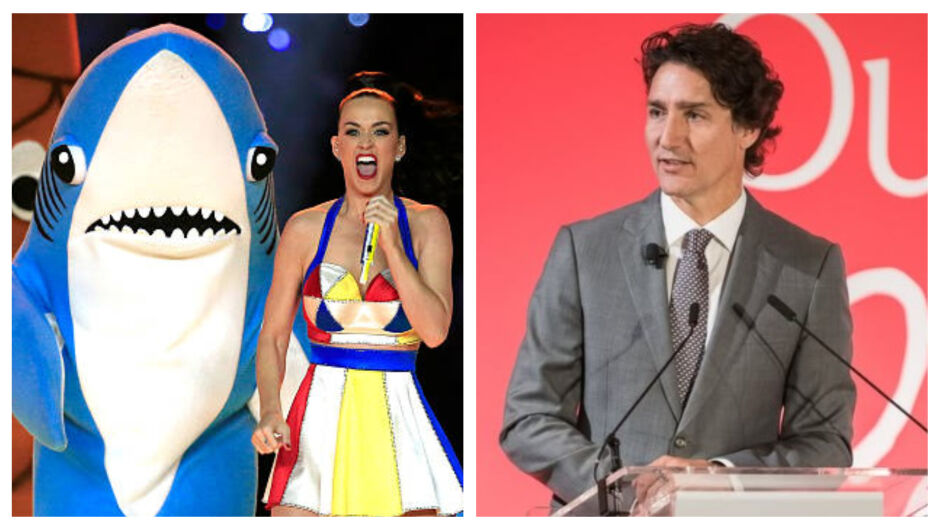 Джъстин Трюдо като акула: пореден намек за връзката с Кейти Пери (СНИМКИ)