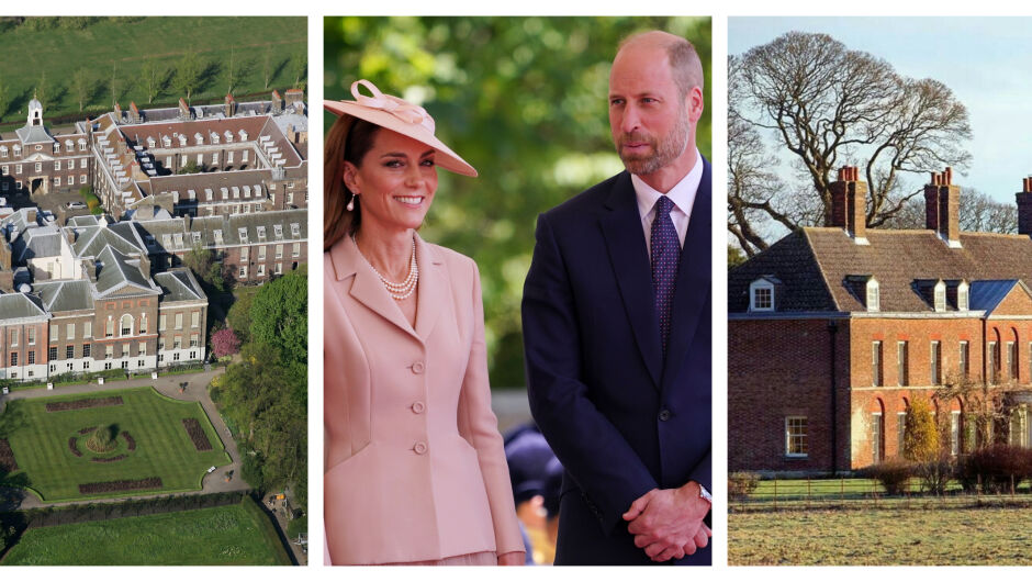 Топ 4 резиденции на Уилям и Кейт: от блясъка на Лондон до спокойствието на Уиндзор (СНИМКИ)