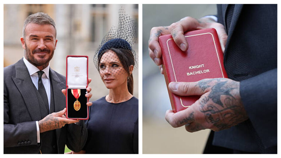 Изящната рокля на Виктория Бекъм - достойна лейди на един истински рицар (СНИМКИ+ВИДЕО)