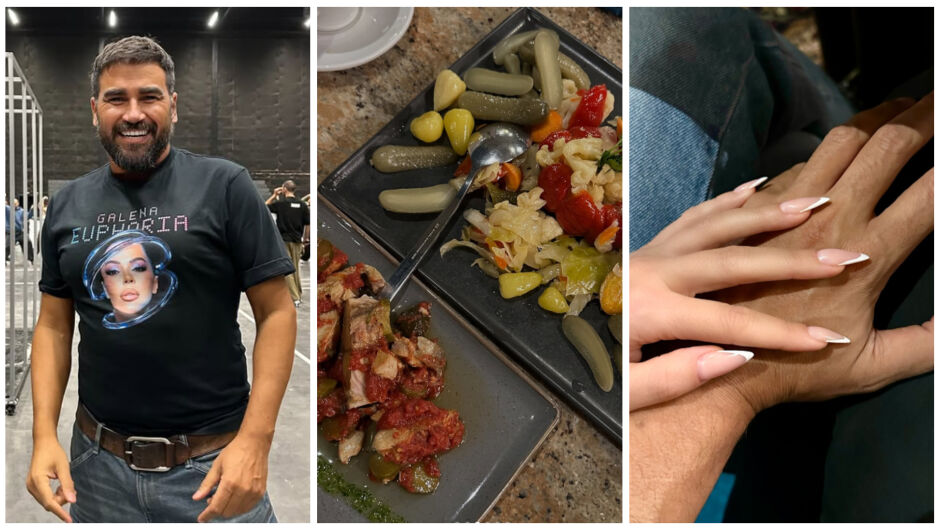 Азис и Галена преди концерта "Еуфория" - похапват любимото на всички българи (СНИМКИ)