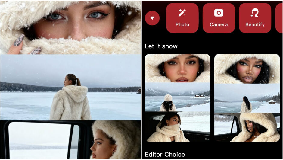Как да си направим снимки с популярния "зимен" AI тренд - бързо и лесно