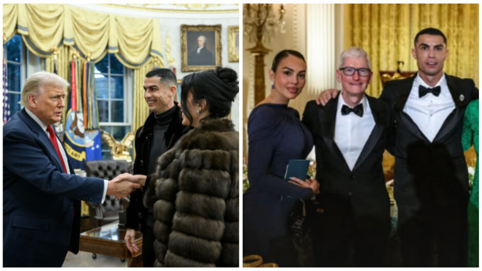 Към кого е препратка роклята на Джорджина Родригес от вечерята в Белия дом? (СНИМКИ)