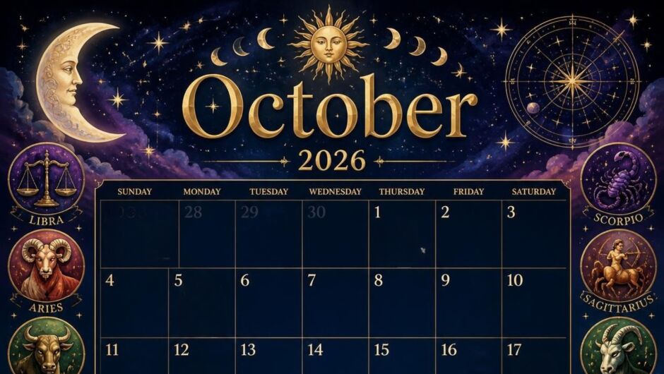 Най-късметлийските дни за всяка от зодиите през октомври 2026 г.