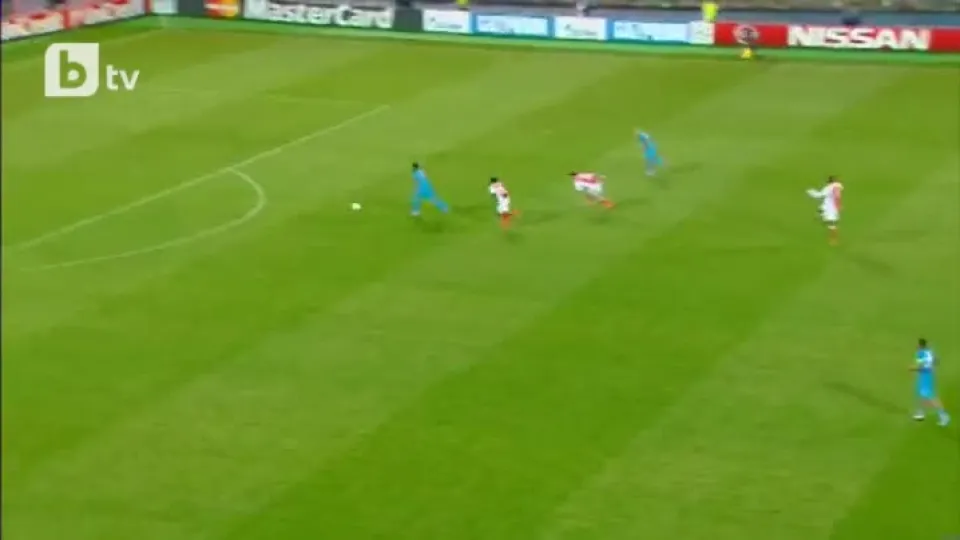 Вижте третия гол на Зенит (Ст. Петербург) срещу Стандард Лиеж 3:0 (ВИДЕО)