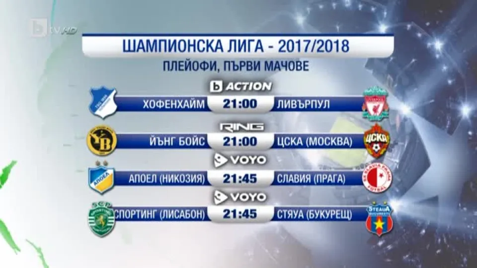 Спорт - Обедна емисия с Николета Маданска - 15.08.2017
