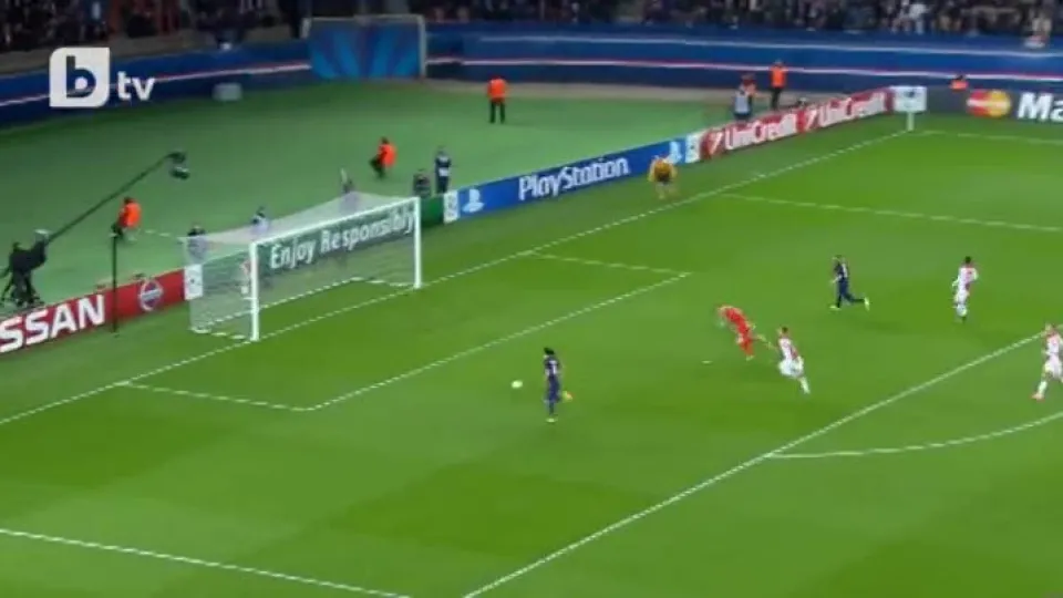 ПСЖ  повеждат на Аякс с 1:0 (ВИДЕО)