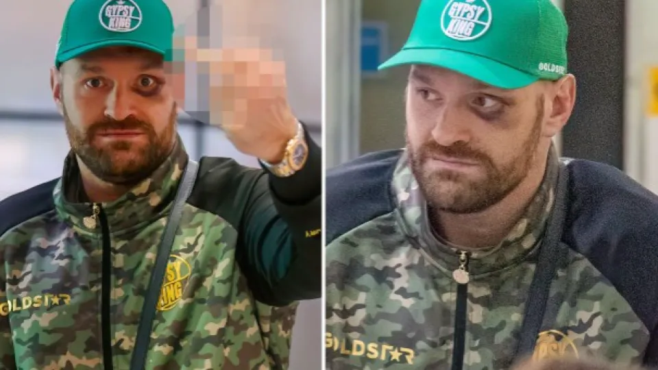 Среден пръст и посинено око - Фюри се завърна в Обединеното кралство