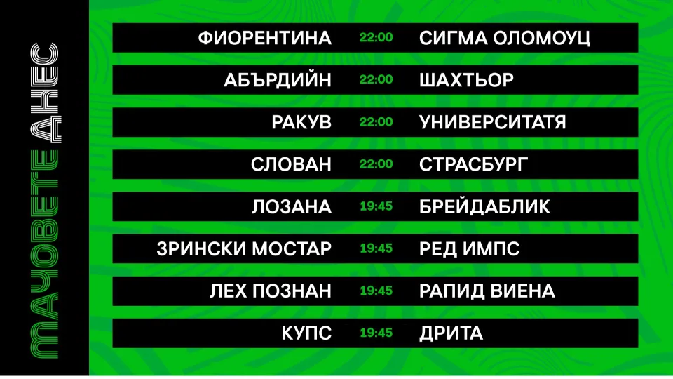 Лигата на конференциите се завръща с гръм и трясък