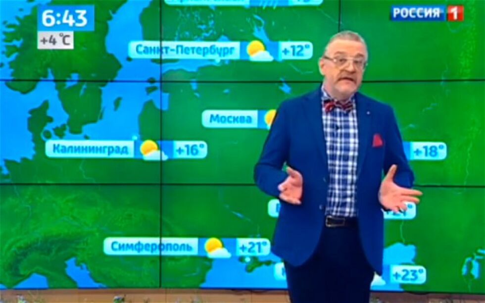 Руски водещ на времето прогнозира "вятър на промяната" в Украйна
