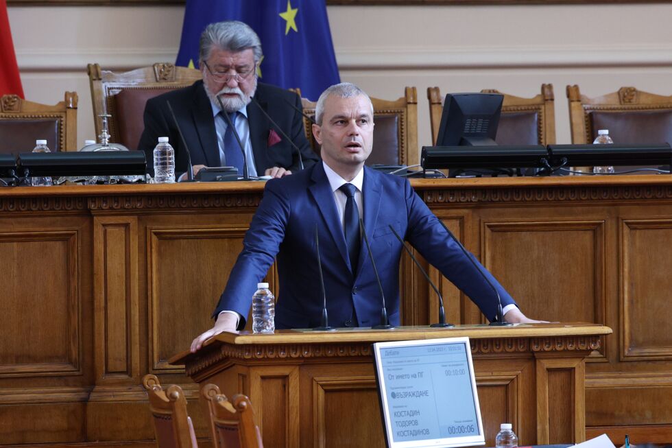 Костадин Костадинов: „Възраждане“ е заплаха за националните предатели