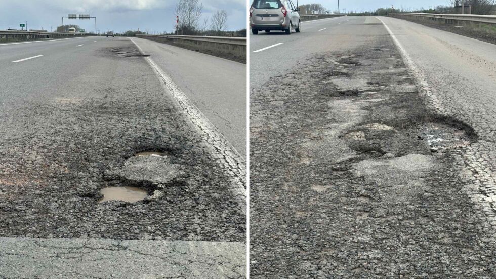 От СДВР са изпратени 61 сигнала за дупките по пътищата