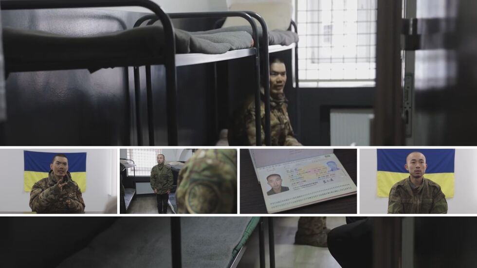 „Дойдох в Русия като турист. Това е беше първата ми бойна мисия“: Записът от разпита с китайските войници (ВИДЕО)