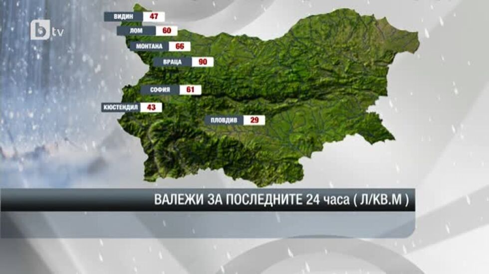 Кога ще спрат валежите?