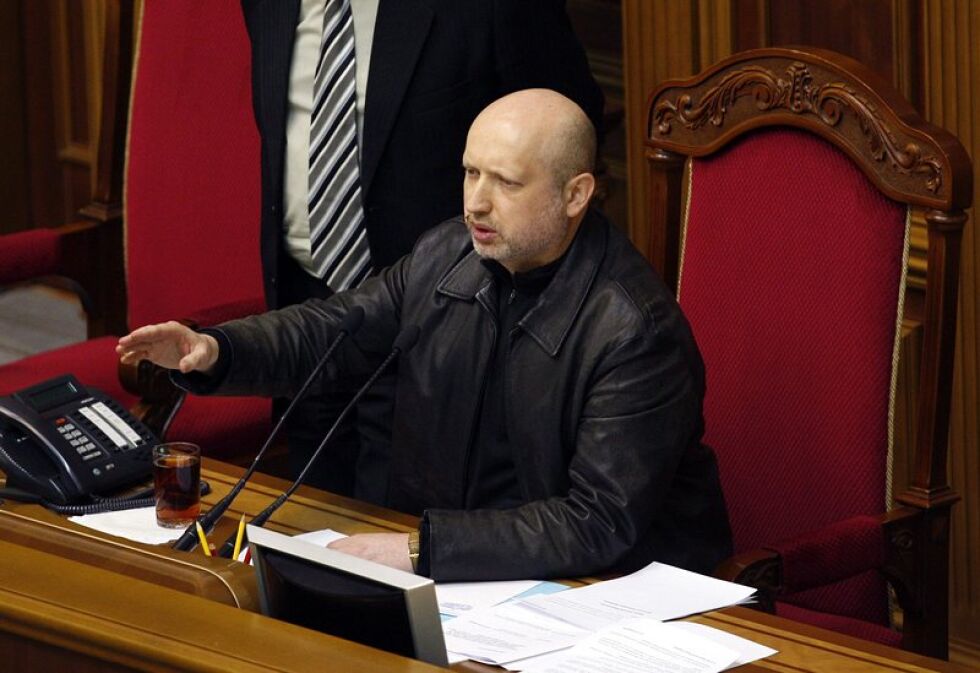 Върховната рада на Украйна не прие оставката на своя председател