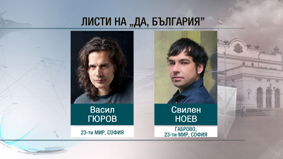 Нови артистични попълнения в листите на партиите (ОБЗОР)