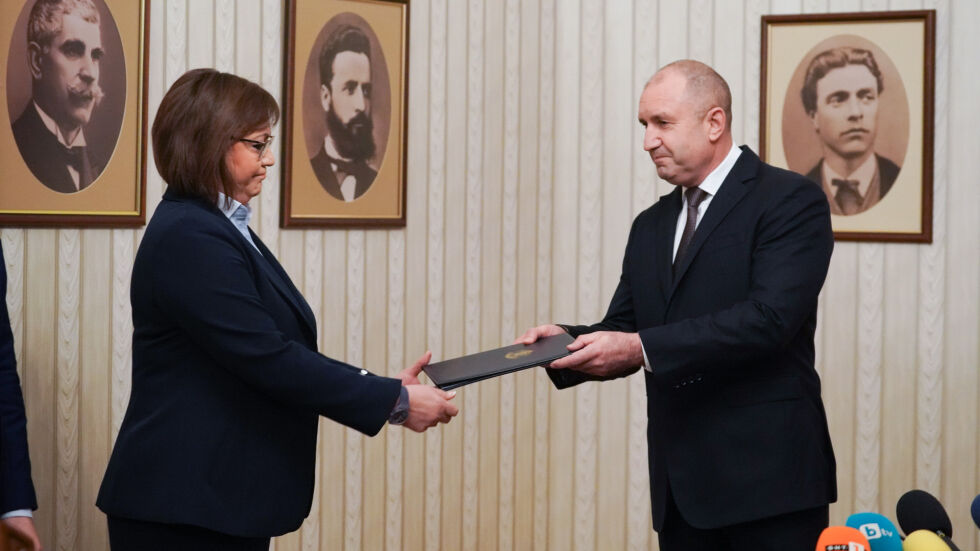 БСП върна третия мандат неизпълнен
