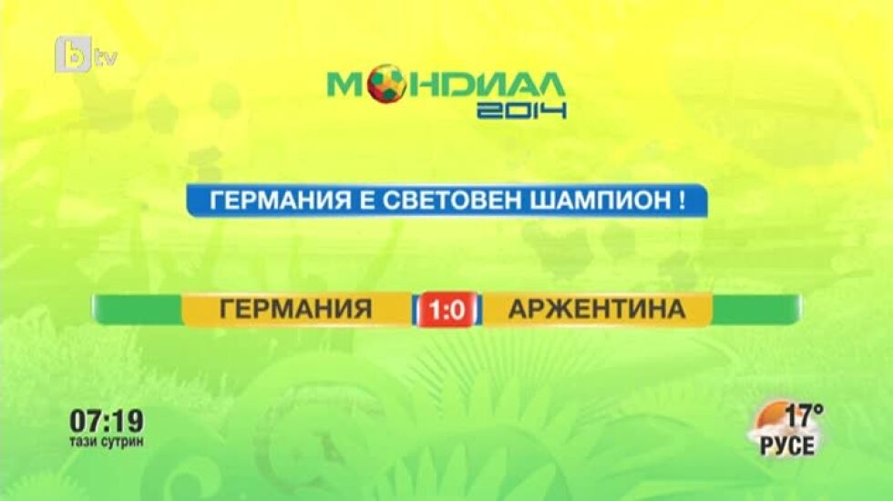 Мондиал в 3D: Златният гол на Гьотце на 13 юли