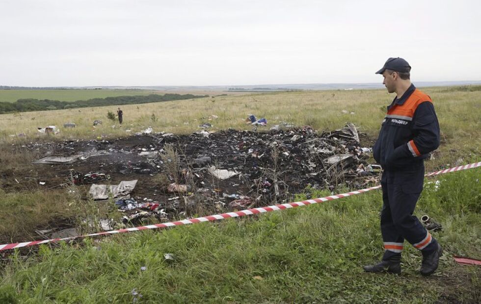 На мястото, където са отломките от полет MH17 (СНИМКИ)