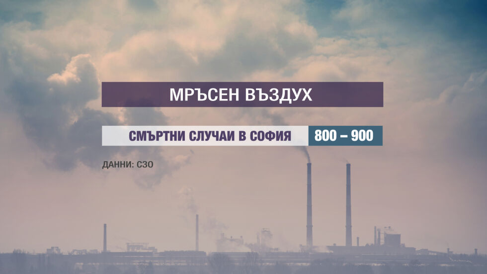 „Чети етикета”: Мръсният въздух в София убива над 800 души годишно