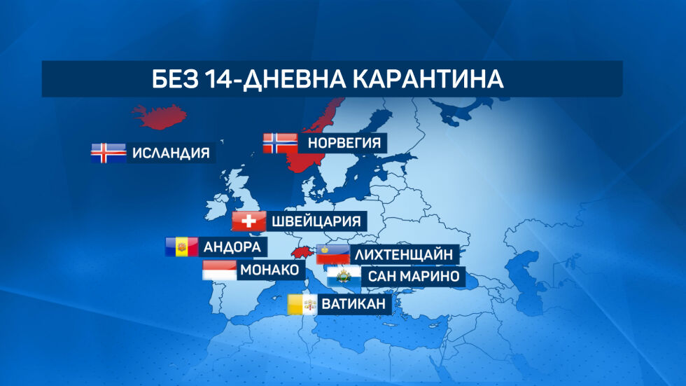 Отпада карантината за пристигащи в България от редица страни